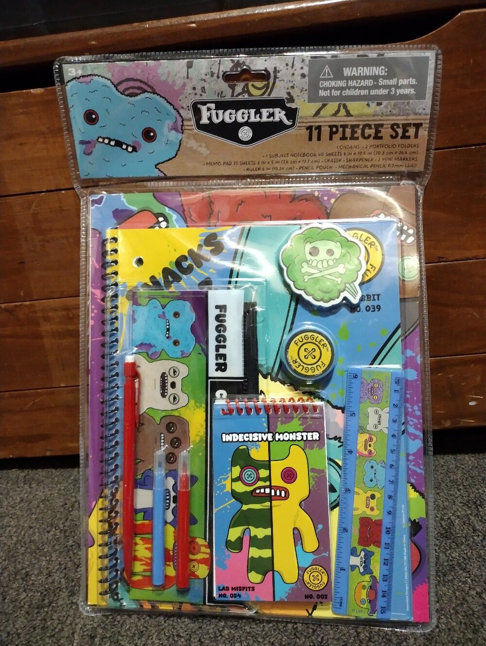 Fuggler 11-Piece Stationery Set - Multicolor